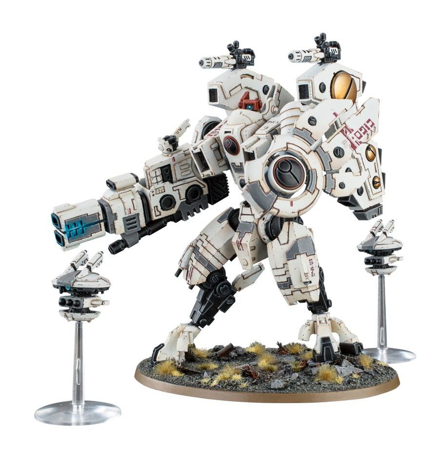Warhammer 40,000 T'au Empire: Riptide Battlesuit miniatiūrų surinkimo rinkinys