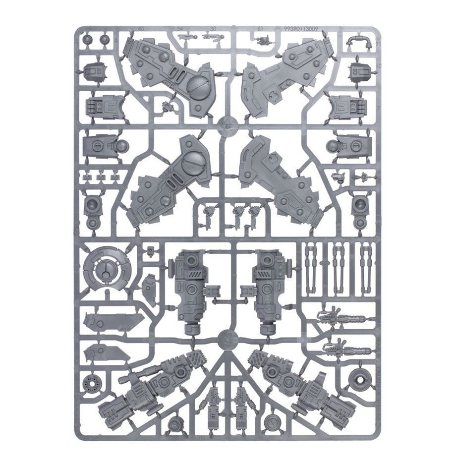 Warhammer 40,000 T'au Empire: Riptide Battlesuit miniatiūrų surinkimo rinkinys