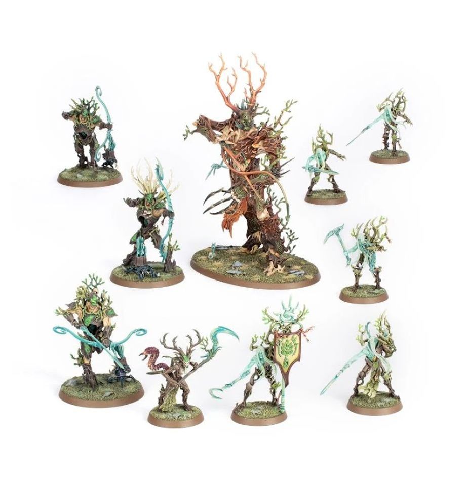Warhammer Age of Sigmar Spearhead: Sylvaneth miniatiūrų rinkinys