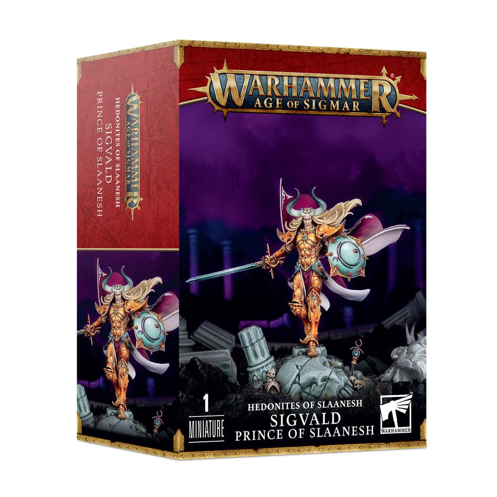 Warhammer Age of Sigmar Sigvald, Prince of Slaanesh miniatiūros surinkimo rinkinys