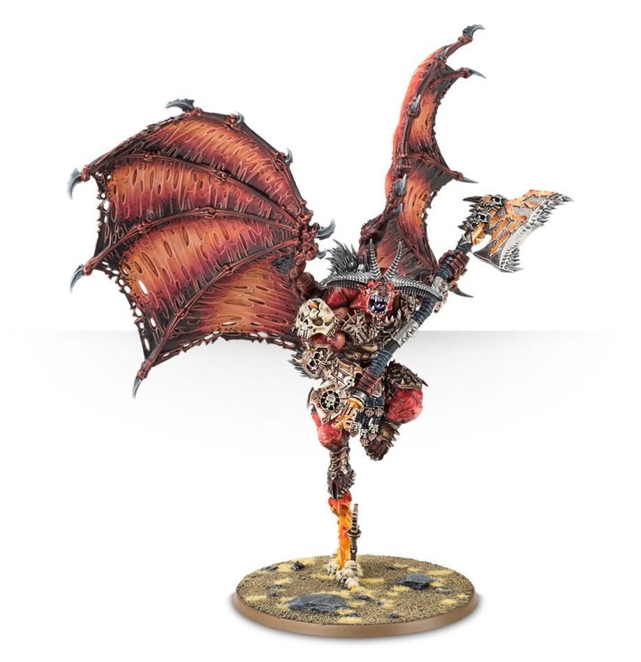 Warhammer 40,000 Daemons of Khorne: Bloodthirster miniatiūros surinkimo rinkinys