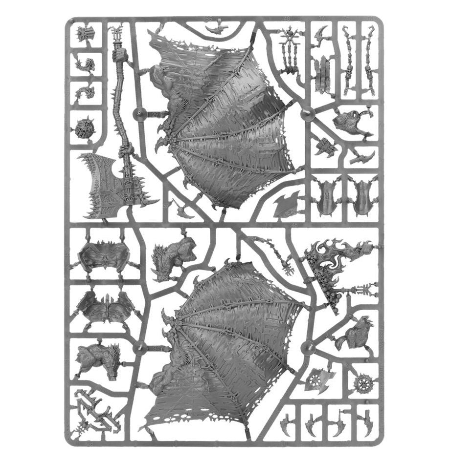 Warhammer 40,000 Daemons of Khorne: Bloodthirster miniatiūros surinkimo rinkinys