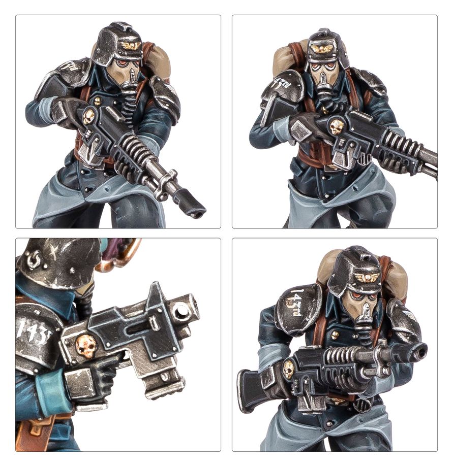 Warhammer 40,000 Death Korps of Krieg miniatiūrų surinkimo rinkinys