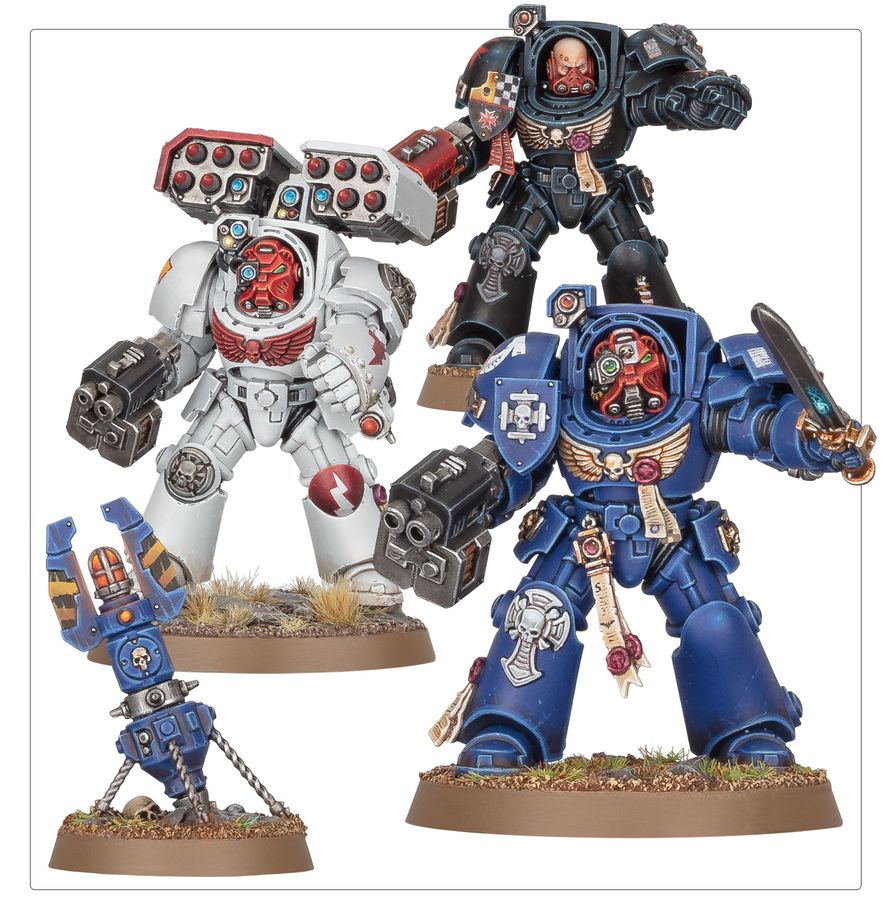 Warhammer 40,000 Terminator Squad miniatiūrų surinkimo rinkinys