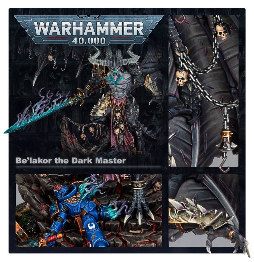 Warhammer Age of Sigmar: Be'lakor, the Dark Master Miniature Set