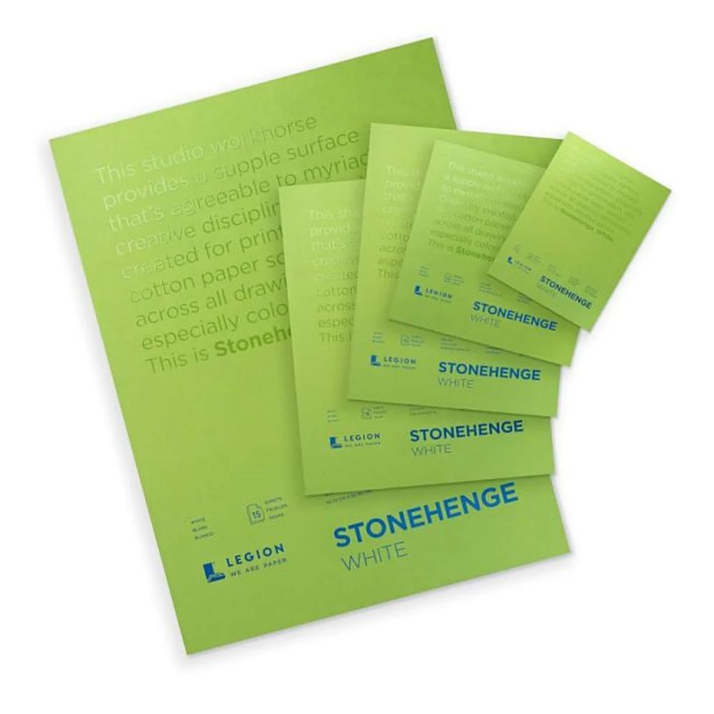 Stonehenge White piešimo popieriaus, 15 lapų, 250 gsm