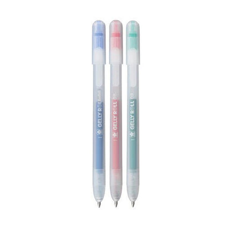 Sakura Gelly Roll Stardust gelinių tušinukų rinkinys, 3 vnt., raudonos, mėlynos, žalios spalvos