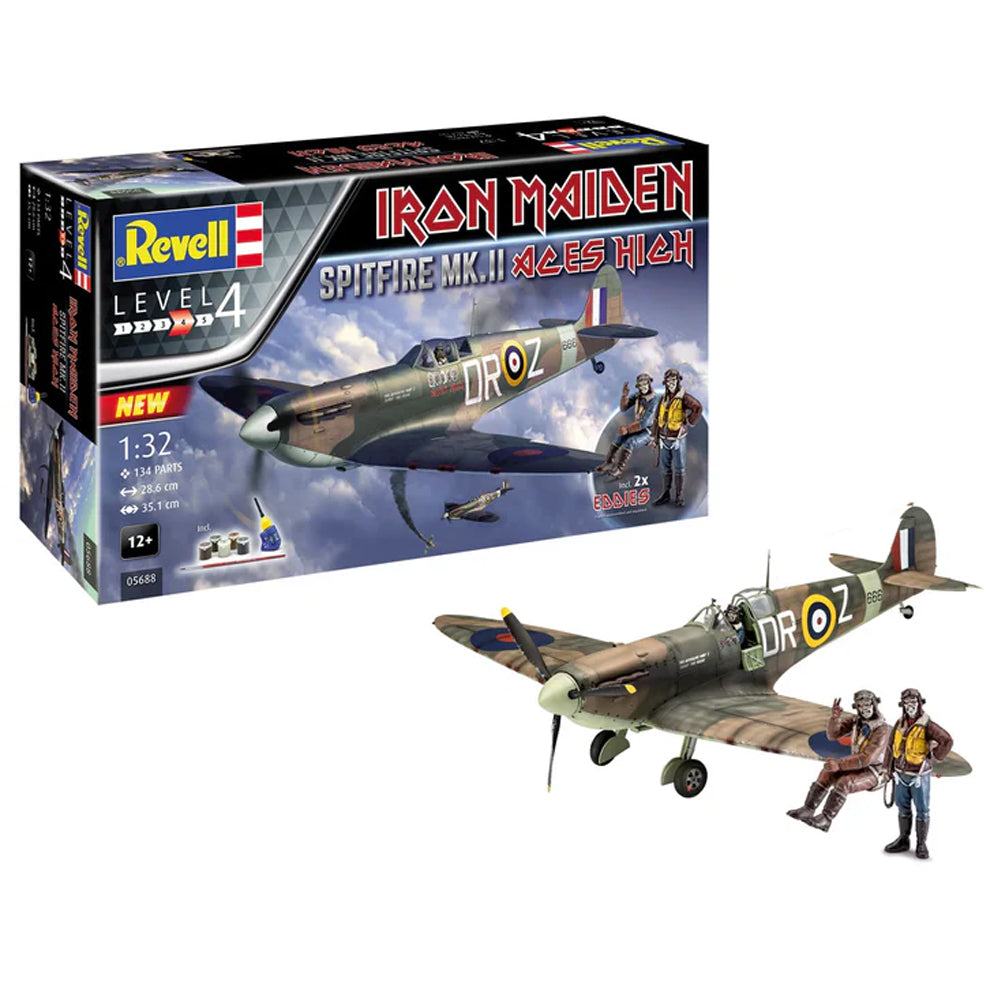 Revell Spitfire Mk.II Aces High Iron Maiden surenkamo modelio dovanų rinkinys, 1:32
