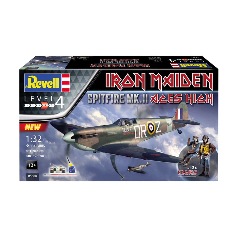Revell Spitfire Mk.II Aces High Iron Maiden surenkamo modelio dovanų rinkinys, 1:32