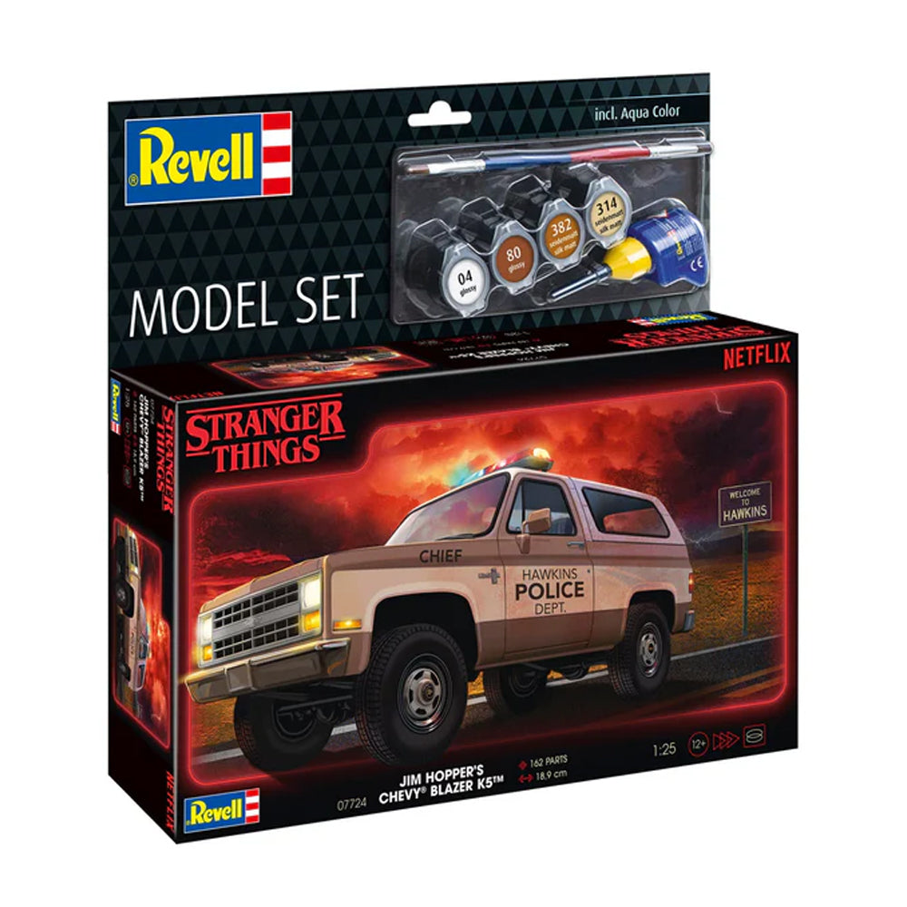 Revell 1985 Chevrolet K5 Blazer: Stranger Things Scale Model Set, 1:25