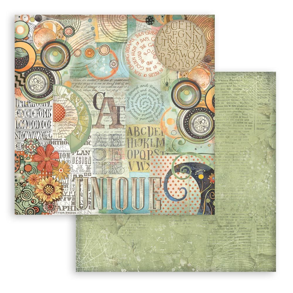 Stamperia dvipusio skrebinimo (dekoravimo) popieriaus rinkinys - Furry Friends, fonų kolekcija, 10 vnt./pak.