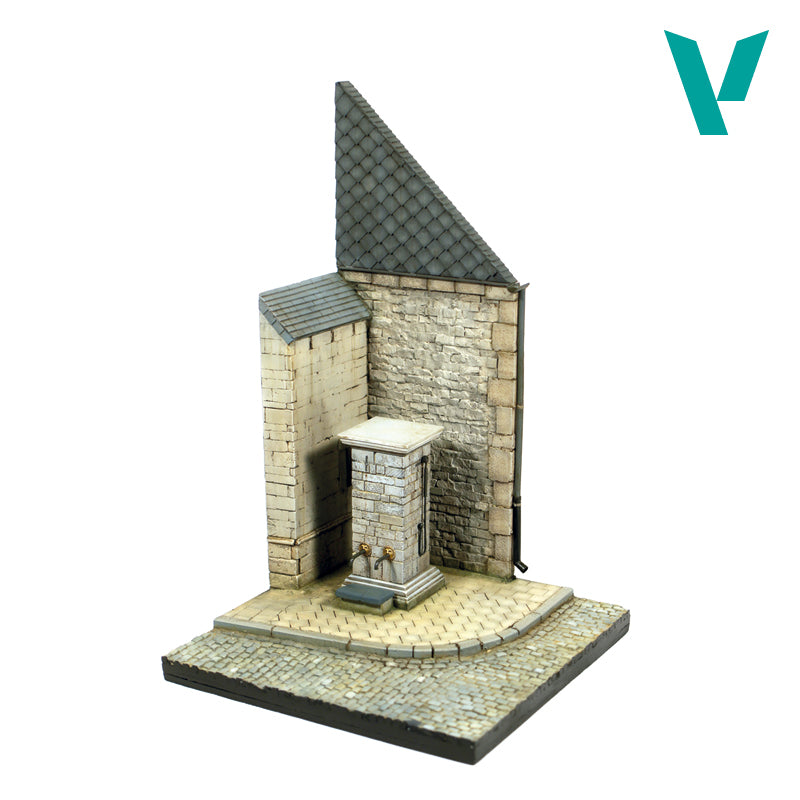 Vallejo Street Corner with Waterpump Base – Normandy