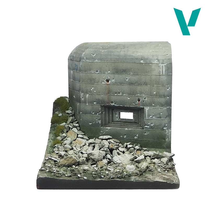 Vallejo Antrojo pasaulinio karo bunkerio pagrindas, 8x8x8 cm