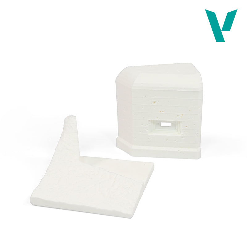 Vallejo Antrojo pasaulinio karo bunkerio pagrindas, 8x8x8 cm