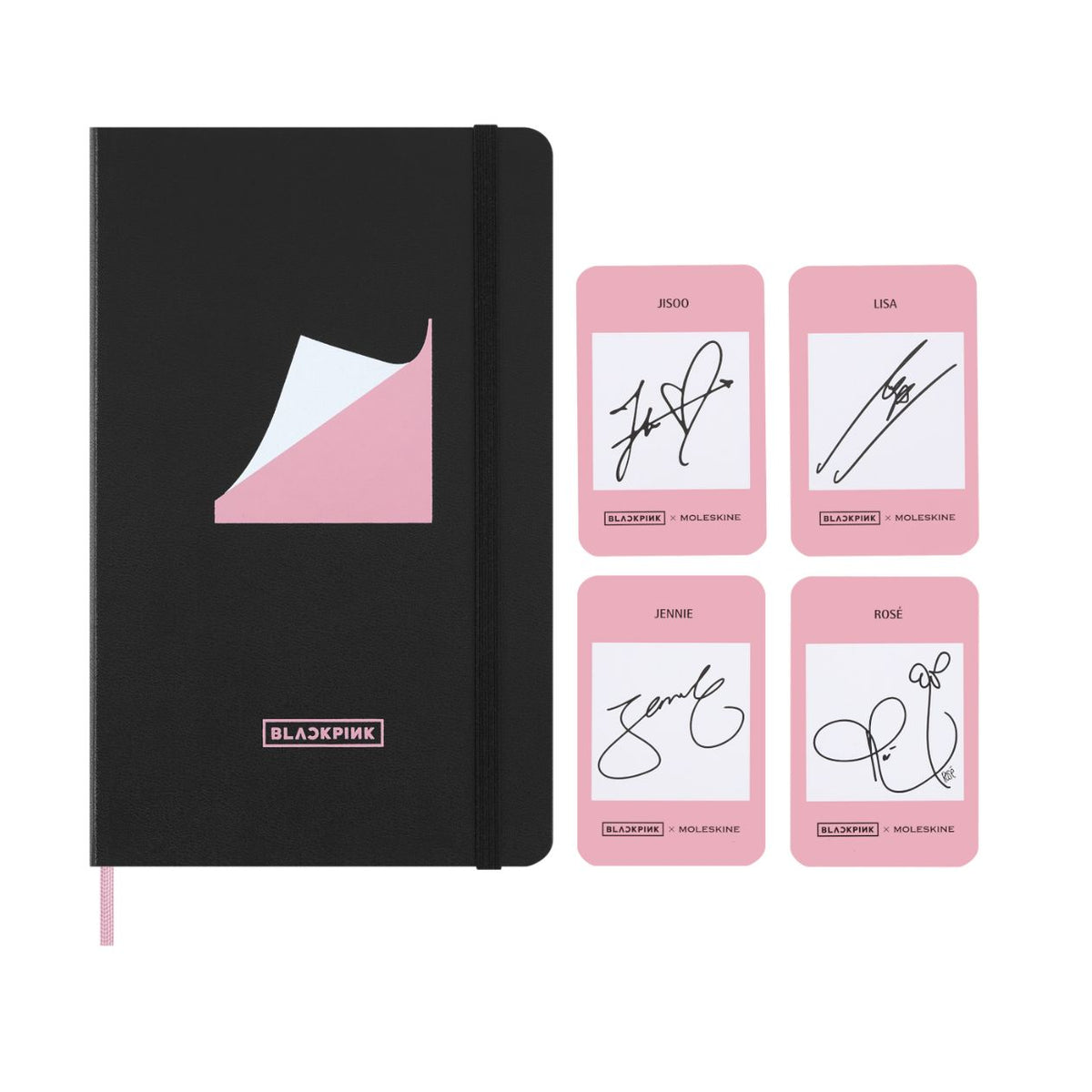 Moleskine BLACKPINK notebook, hard cover