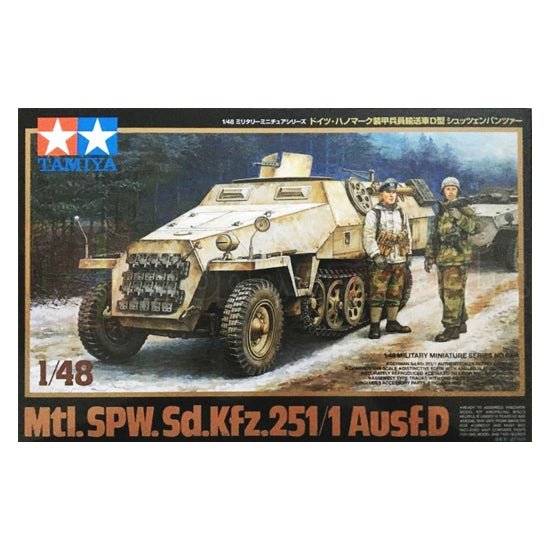 Tamiya 1:48 Sd.Kfz. 251/1 Ausf.D Halftrack surenkamas modelis, 1:48
