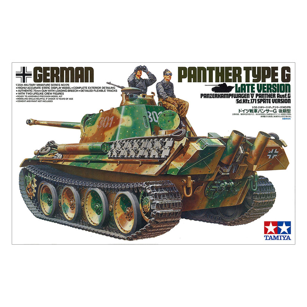 Tamiya German Panther Type G Late Version surenkamas modelis, 1:35