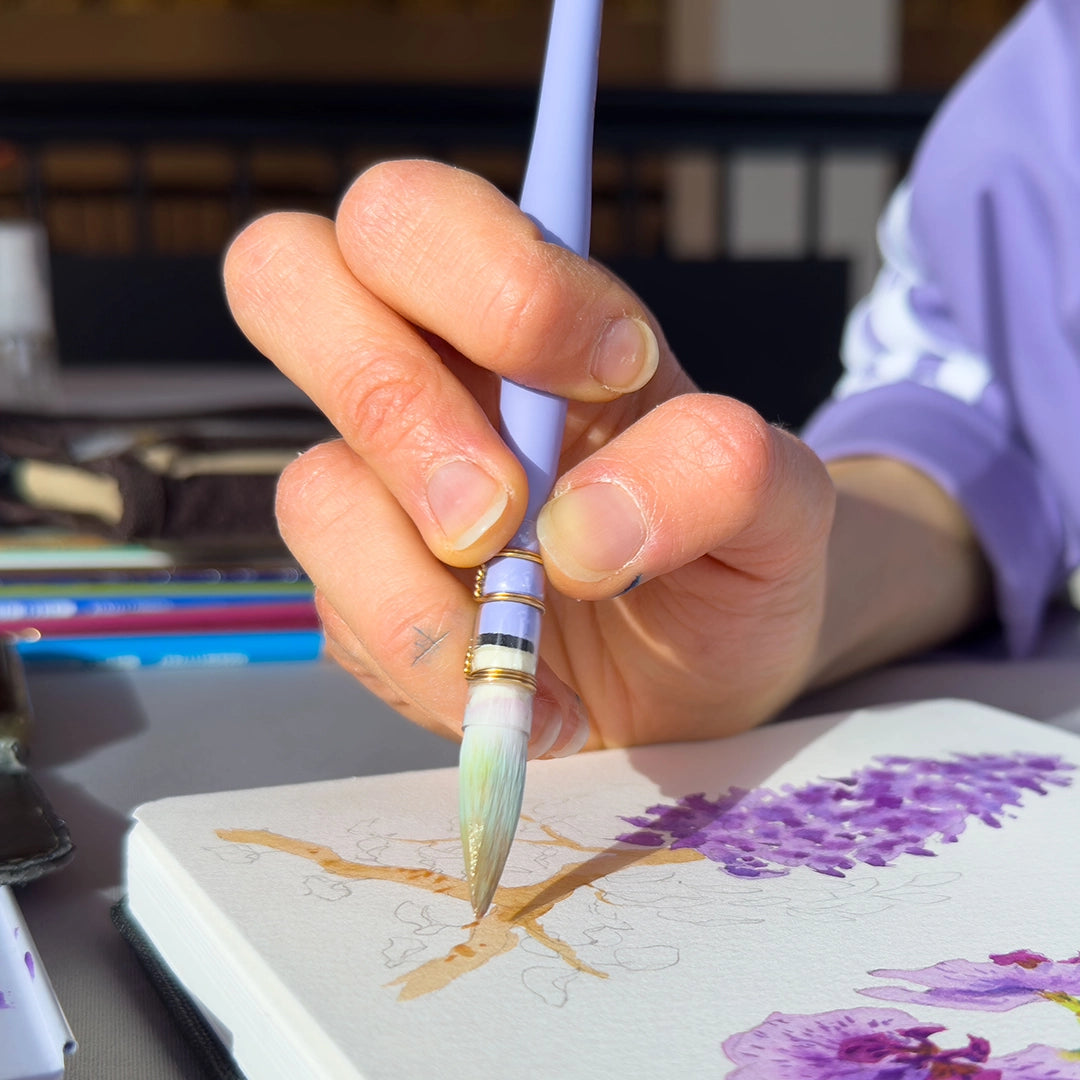 Da Vinci Pretty Lili apvalus akvarelinis teptukas, serija 493