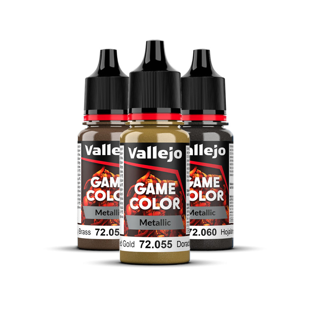 Vallejo Game Color Metallic dažai, 18 ml