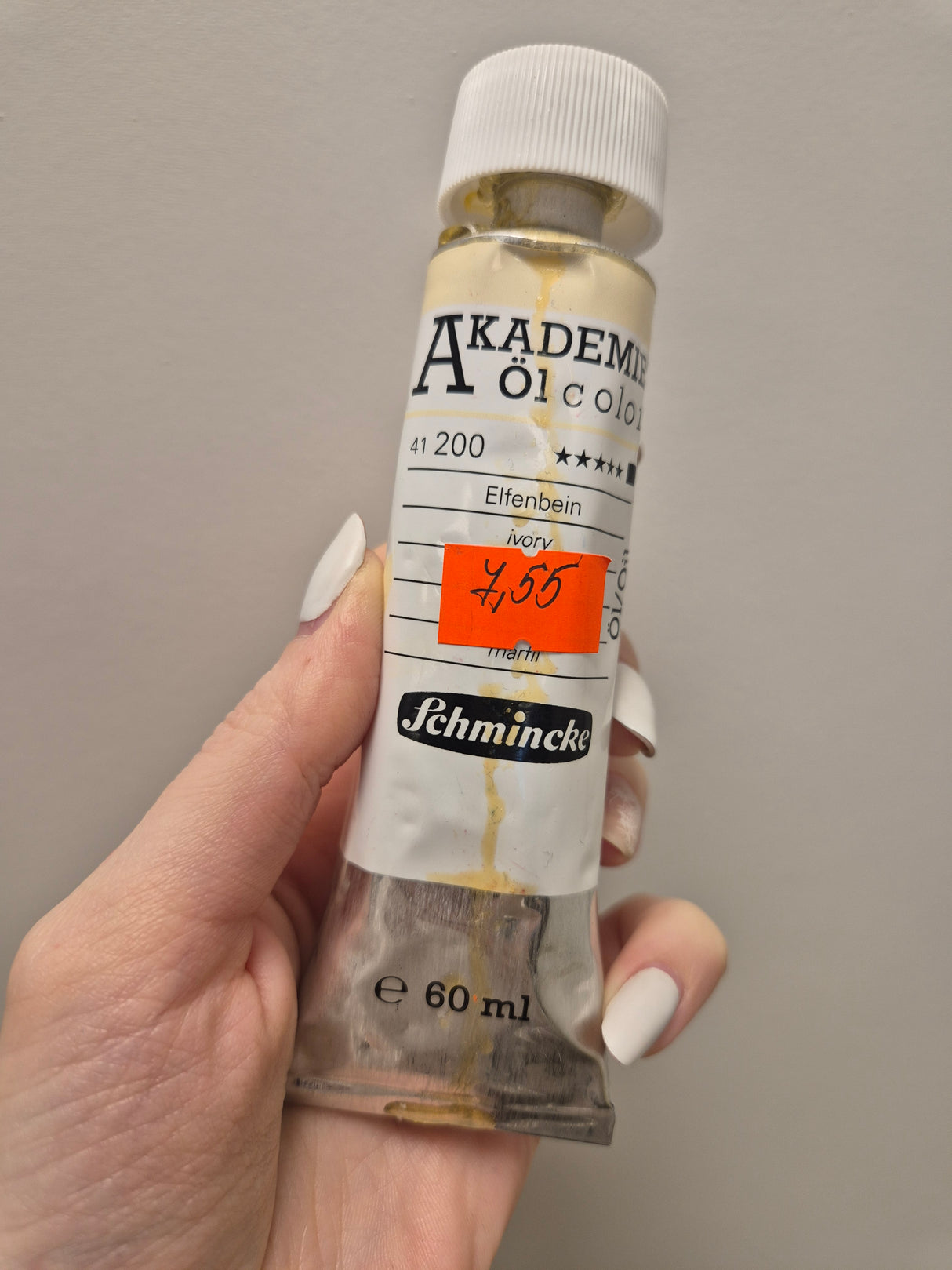 Schmincke Akademie aliejiniai dažai, ivory 60 ml
