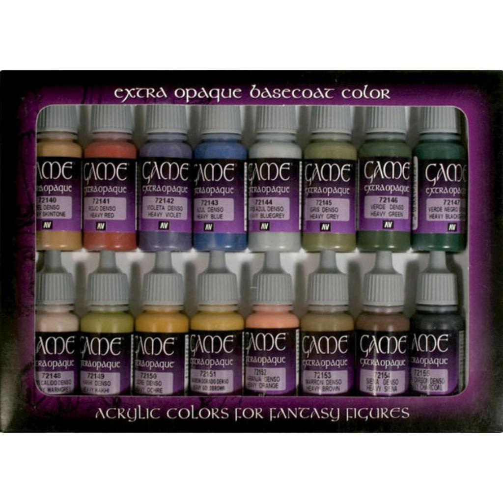 Vallejo Game Color Extra Opaque Colors dažų rinkinys, 16x17 ml