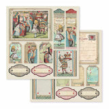 Stamperia Double-Sided Scrapbooking Paper Set - Alice in Wonderland, 10 units