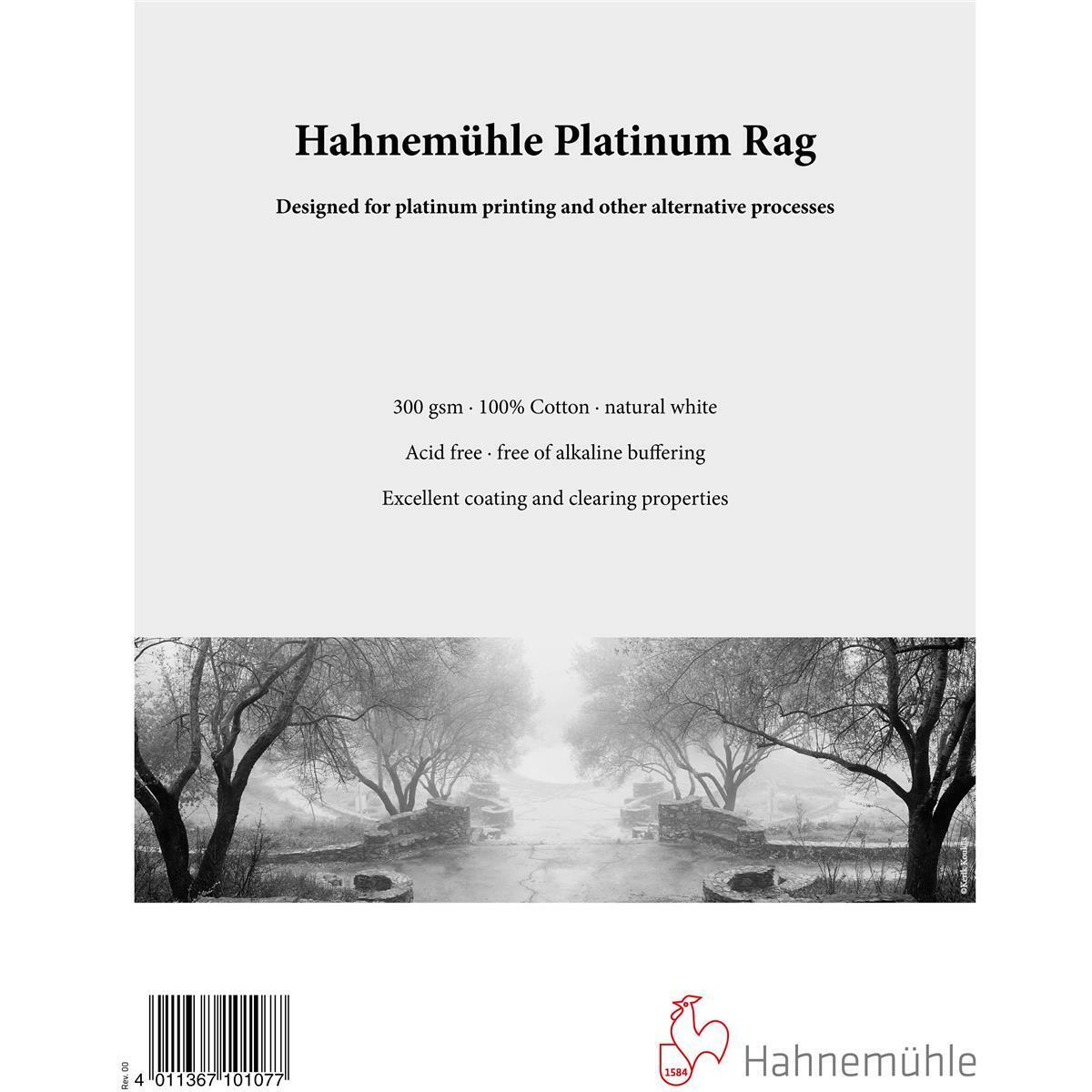 Hahnemühle Platinum Rag Printing Paper, 25 sheets, 20x25 cm