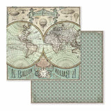 Stamperia Double-Sided Scrapbooking Paper Set - Voyages Fantastiques, 10 units