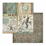 Stamperia Double-Sided Scrapbooking Paper Set - Voyages Fantastiques, 10 units