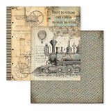 Stamperia Double-Sided Scrapbooking Paper Set - Voyages Fantastiques, 10 units