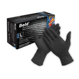 Aurelia Bold Nitrile Powder Free Black Disposable Gloves