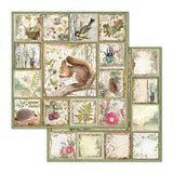 Stamperia Double-Sided Scrapbooking Paper Set - Forest, 10 units