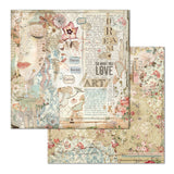 Stamperia Double-Sided Scrapbooking Paper Set - Imagine, 10 units