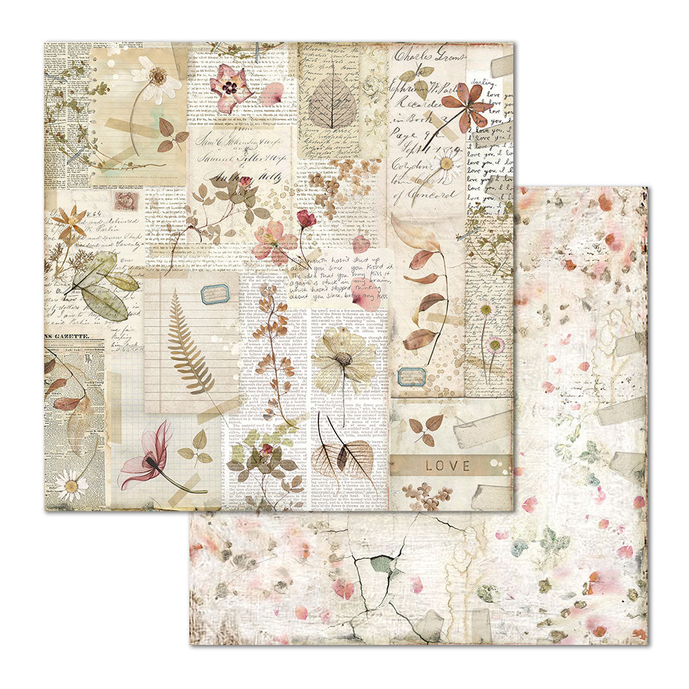 Stamperia Double-Sided Scrapbooking Paper Set - Imagine, 10 units