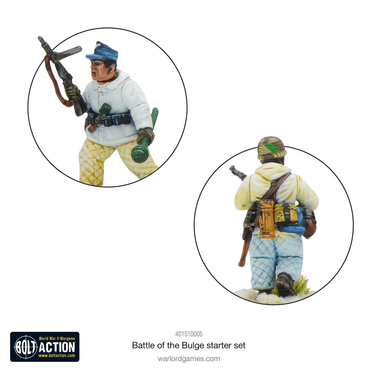 Warlord Games Battle of the Bulge - Bolt Action 3 rinkinys pradedantiesiems