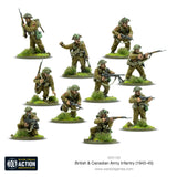 Warlord Games Britų ir Kanados armijos pėstininkų (1943–1945 m.) miniatiūros