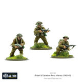 Warlord Games Britų ir Kanados armijos pėstininkų (1943–1945 m.) miniatiūros
