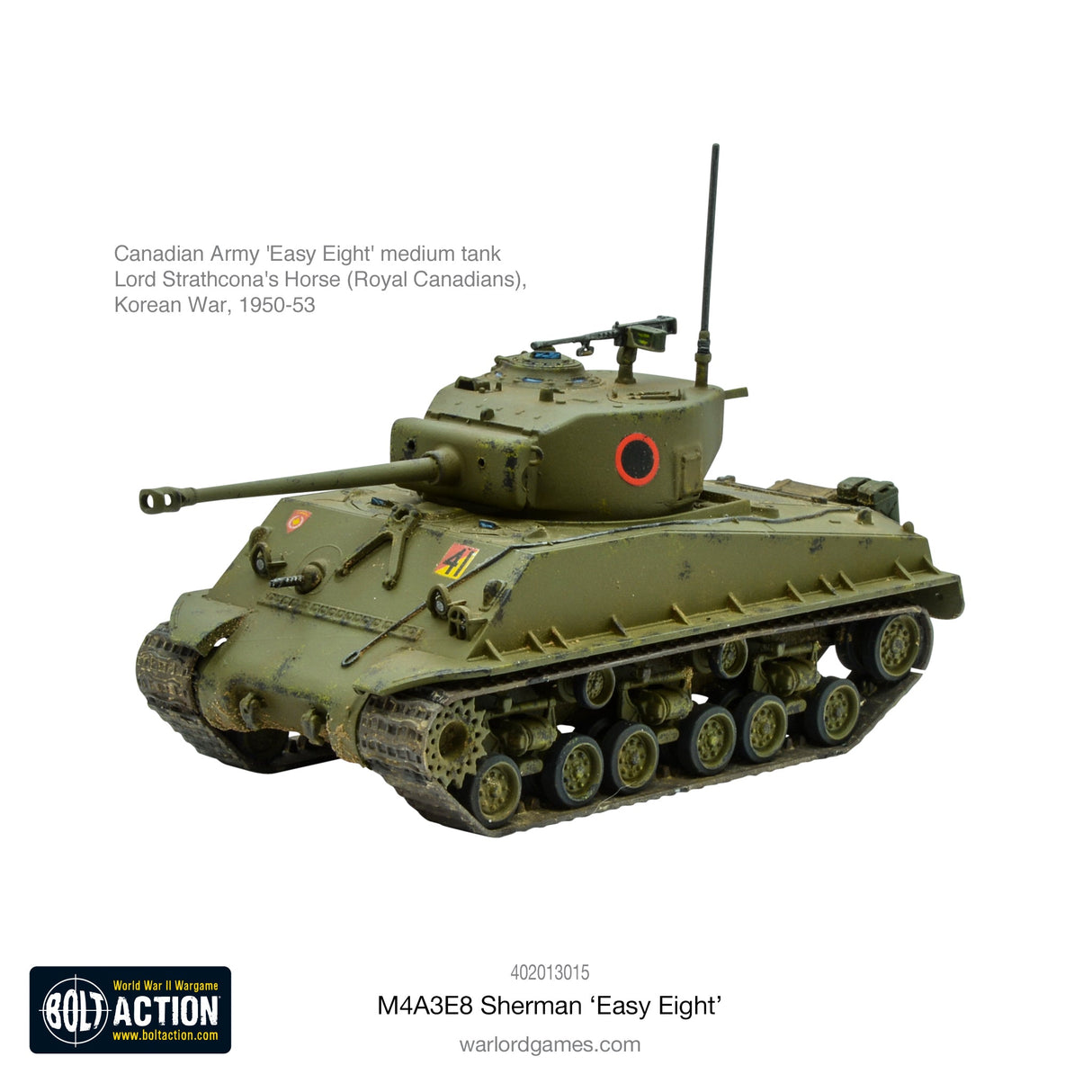 Warlord Games M4A3E8 Sherman Easy Eight Miniature