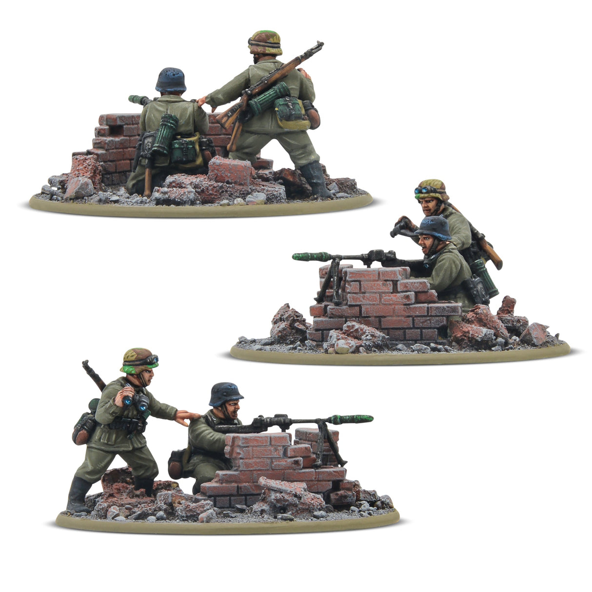 Warlord Games vokiečių veteranų pėstininkų būrio surenkamas modelis