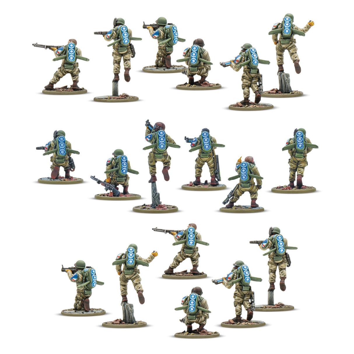 Warlord Games Firefly oro desanto pėstininkų surenkamas modelis