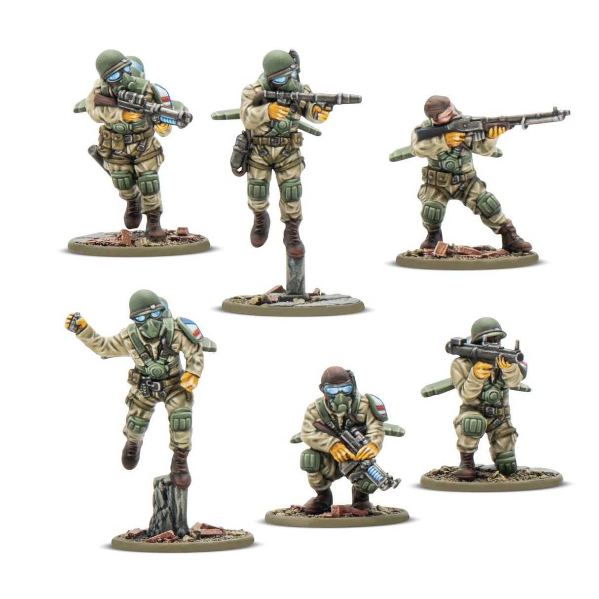 Warlord Games Firefly oro desanto pėstininkų surenkamas modelis
