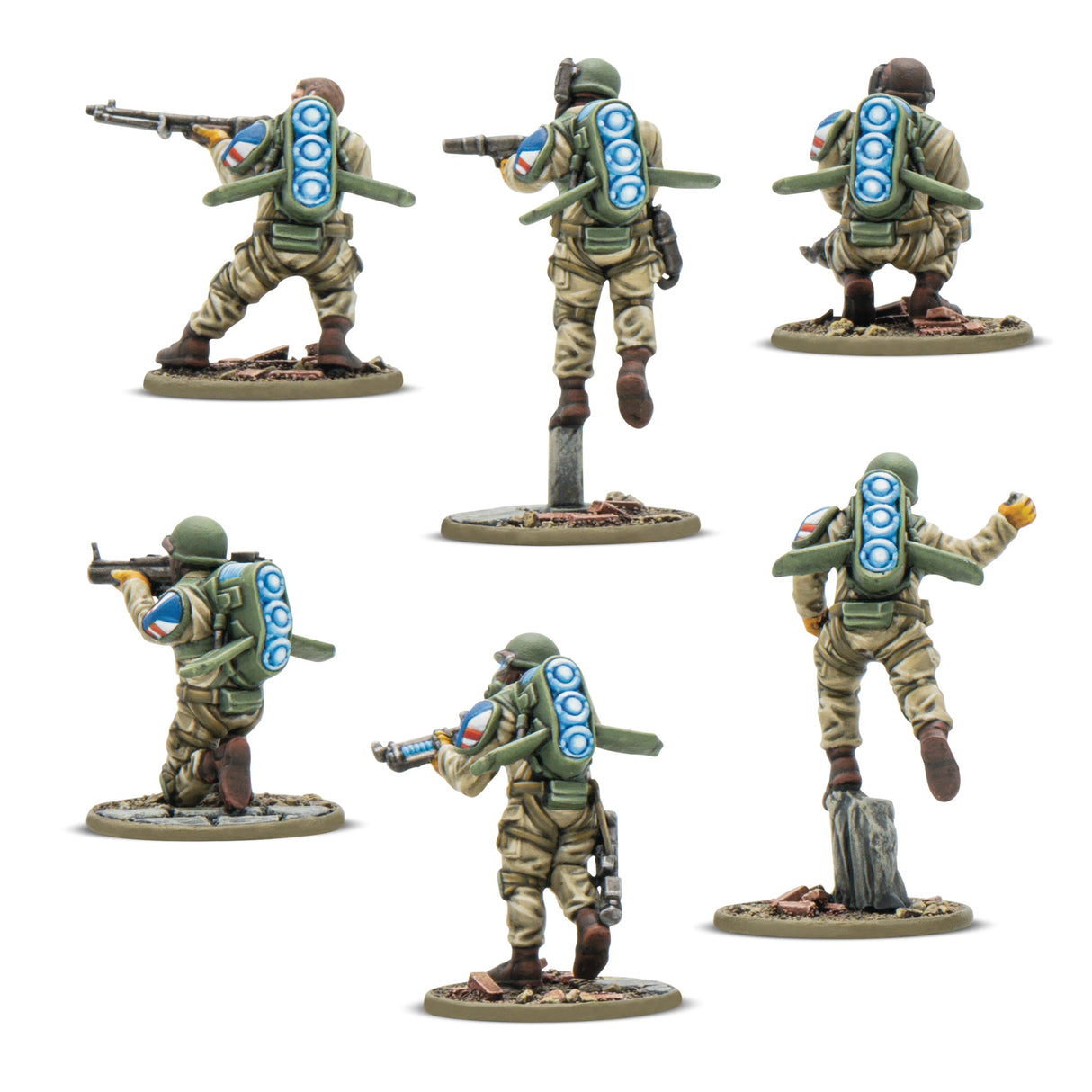 Warlord Games Firefly oro desanto pėstininkų surenkamas modelis