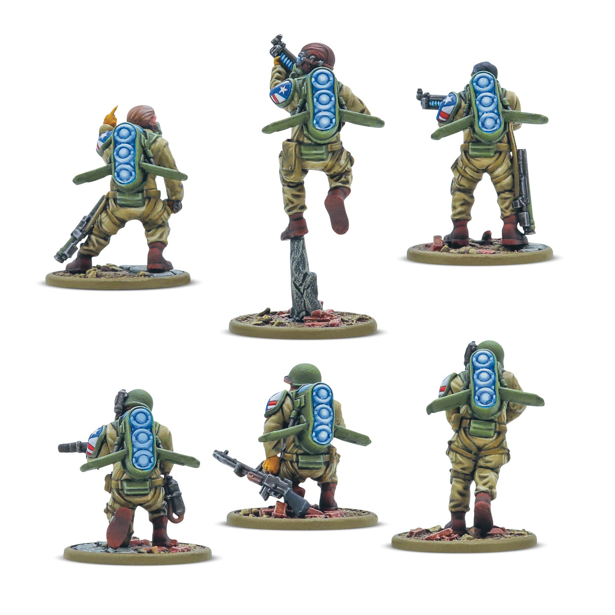 Warlord Games Firefly oro desanto pėstininkų surenkamas modelis