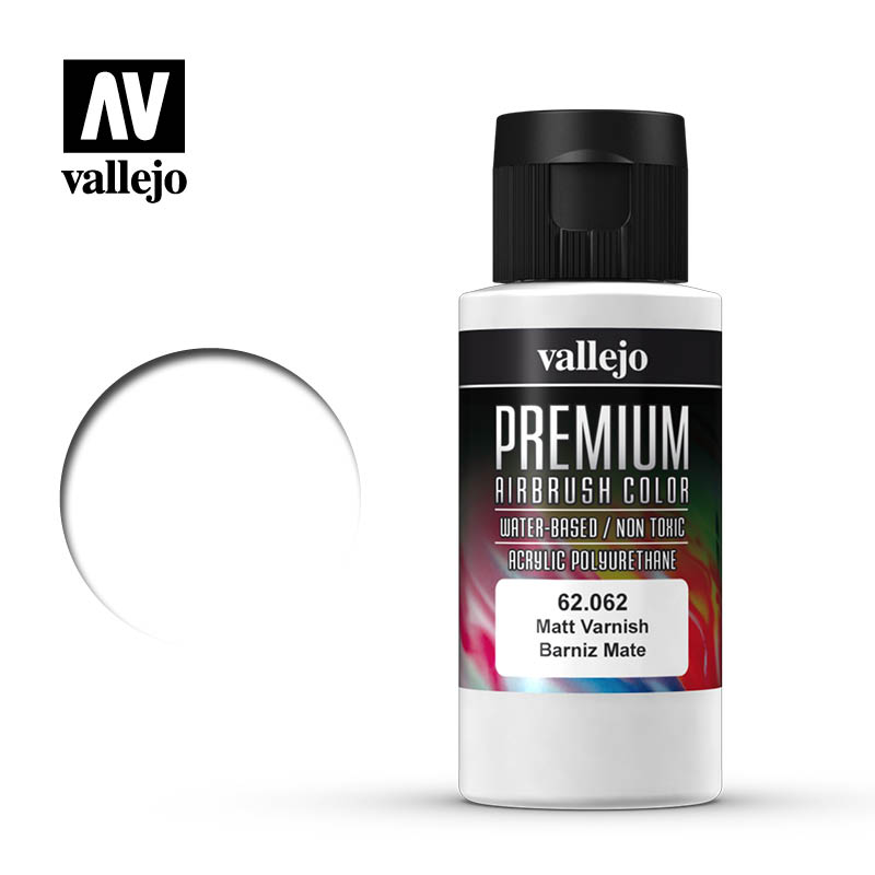 Vallejo Premium Airbrush Color matinis lakas