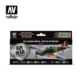 Vallejo RAF Colors Special "Battle of Britain" dažų rinkinys, 8x17 ml