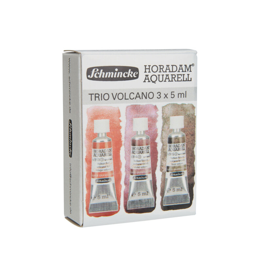 Schmincke Horadam Super Granulation Trio Volcano akvarelinių dažų rinkinys, 3x5 ml