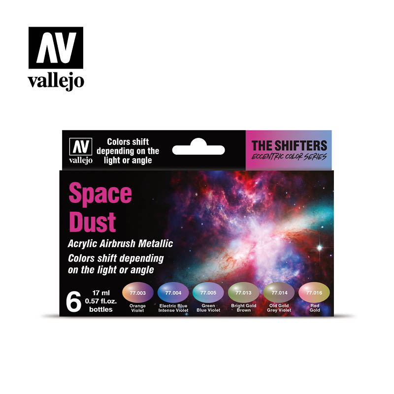 Vallejo Space Dust akrilinių dažų rinkinys, 6x17 ml