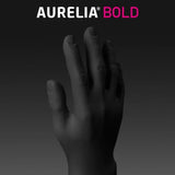 Aurelia Bold Nitrile Powder Free Black Disposable Gloves