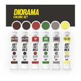 ABTEILUNG 502 Diorama Colors Set aliejinių dažų rinkinys, 6x20 ml