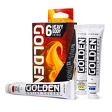 Golden Heavy Body Intro Acrylic Paint Set, 6x22 ml